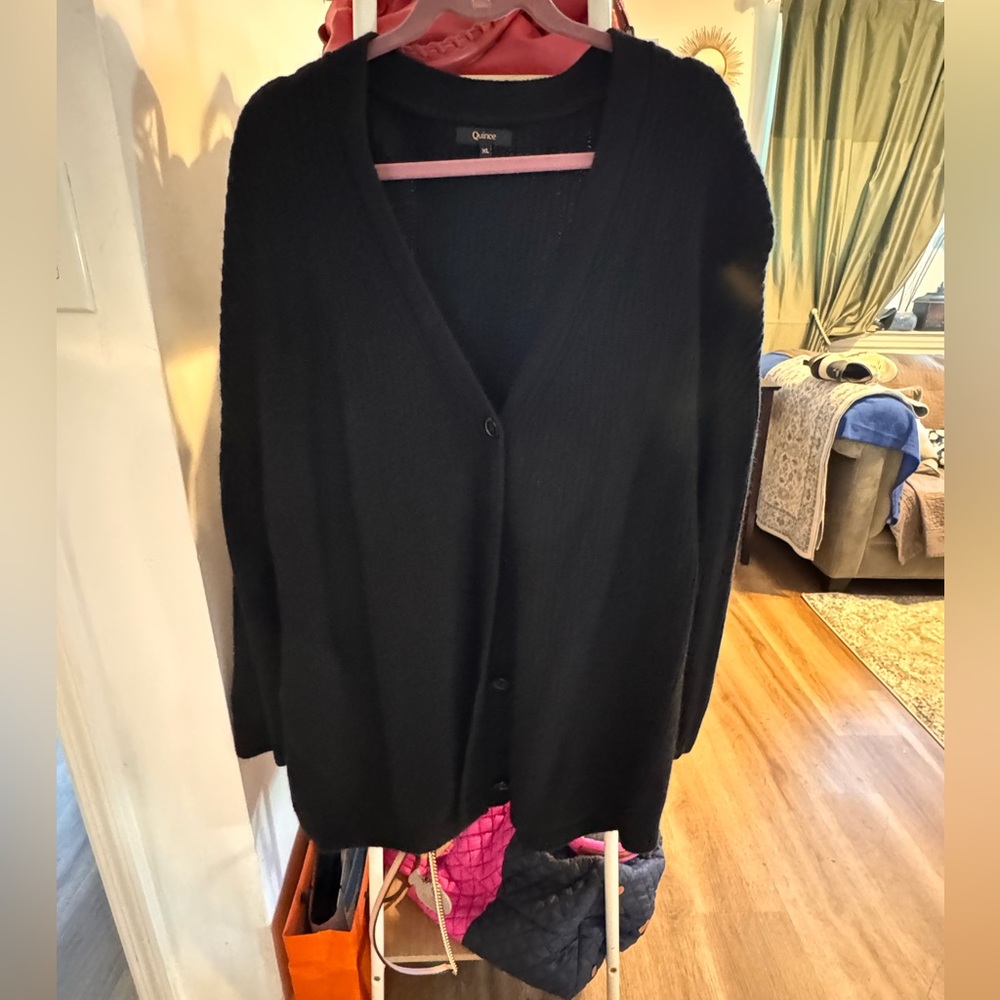 Chic Black Sweater by Old Navy 100% cashmere